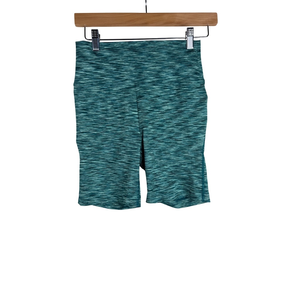 Outdoor Voices High Rise Biker Shorts size Small Heather Green